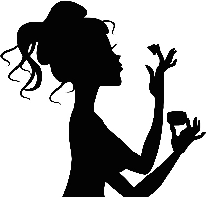 Graphic Library Stock Beauty Vector Silhouette - Graphic Library Stock Beauty Vector Silhouette (469x462)