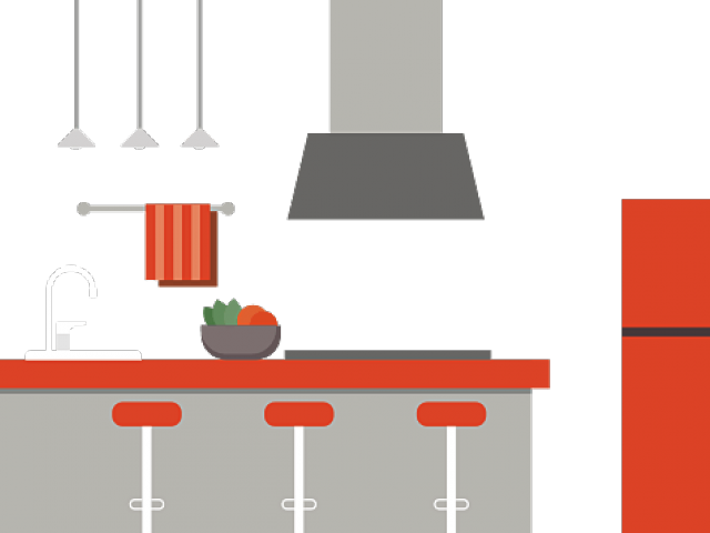 Refrigerator Clipart Messy Kitchen Table - Refrigerator Clipart Messy Kitchen Table (640x480)