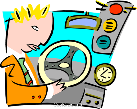 Driving Royalty Free Vector Clip Art Illustration - Driving Royalty Free Vector Clip Art Illustration (480x381)
