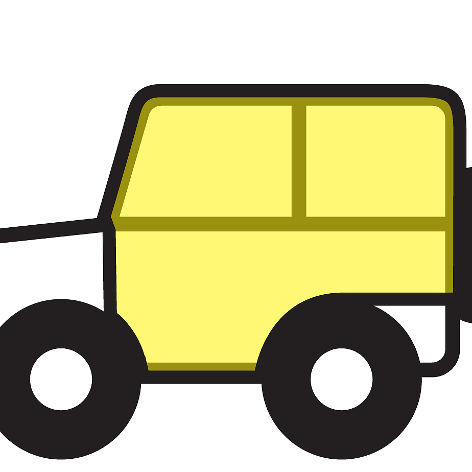 Jeep Clipart Top View - Jeep Clipart Top View (924x924)