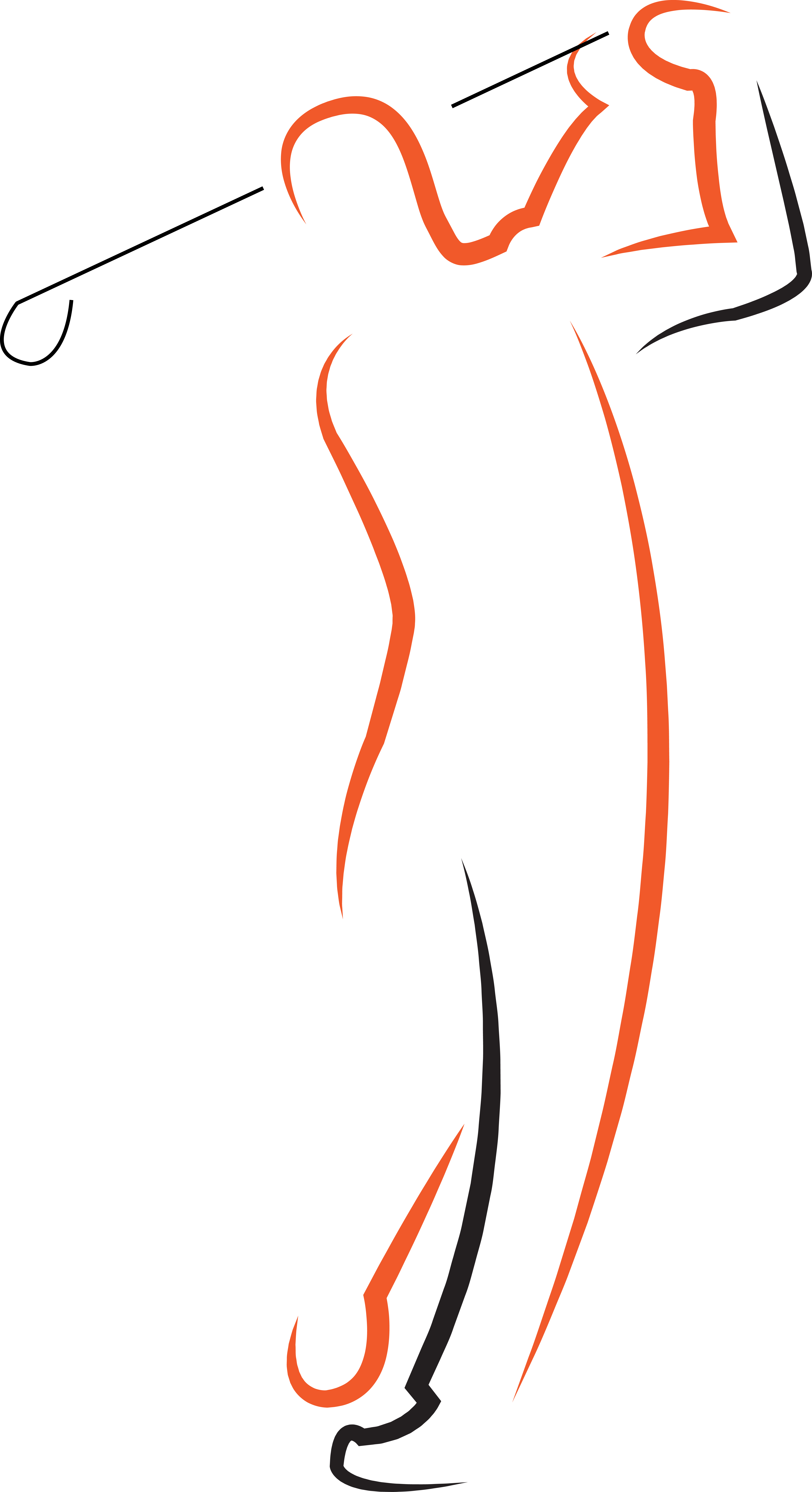 Golfing Clipart Golf Lesson - Golfing Clipart Golf Lesson (5375x9870)