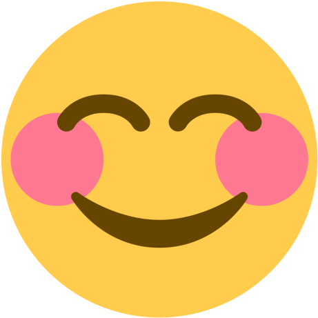 Blushing Emoji Clipart Hopeful - Blushing Emoji Clipart Hopeful (512x512)