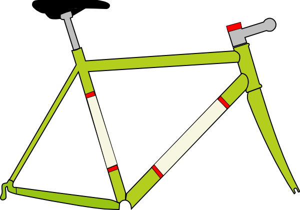 This Free Clip Arts Design Of Bike Paint Scheme Green - This Free Clip Arts Design Of Bike Paint Scheme Green (600x420)