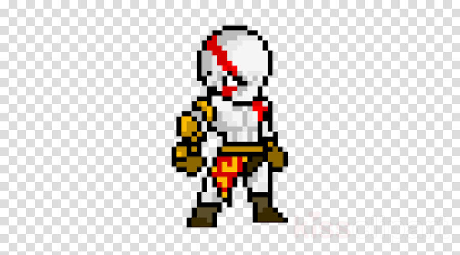 Minecraft Pixel Art Kratos Clipart Minecraft Pixel - Minecraft Pixel Art Kratos Clipart Minecraft Pixel (900x500)