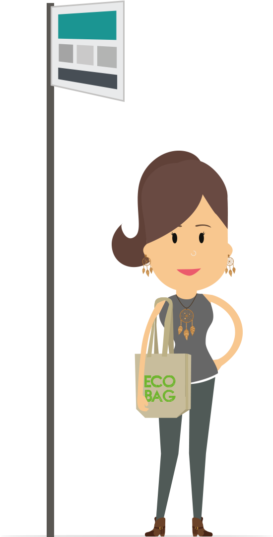 Healthy Eddie At Bus Stop - Healthy Eddie At Bus Stop (562x1100)