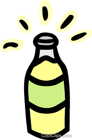 Bottle Of Pop Royalty Free Vector Clip Art Illustration - Bottle Of Pop Royalty Free Vector Clip Art Illustration (317x480)