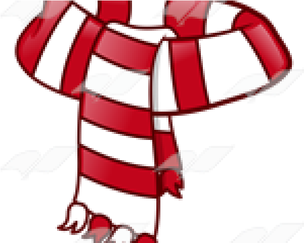 Scarf Clipart Red White - Scarf Clipart Red White (640x480)