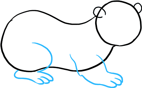 Otter Clipart Easy Draw - Otter Clipart Easy Draw (680x678)
