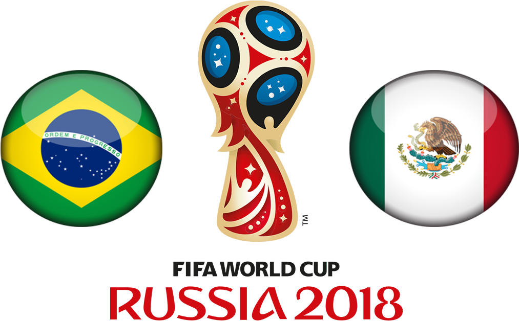 Fifa World Cup 2018 Brazil Vs Mexico Png Clipart - Fifa World Cup 2018 Brazil Vs Mexico Png Clipart (1013x628)