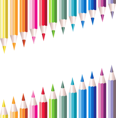 Free Png Download Transparent School Pencils Decoration - Free Png Download Transparent School Pencils Decoration (480x488)