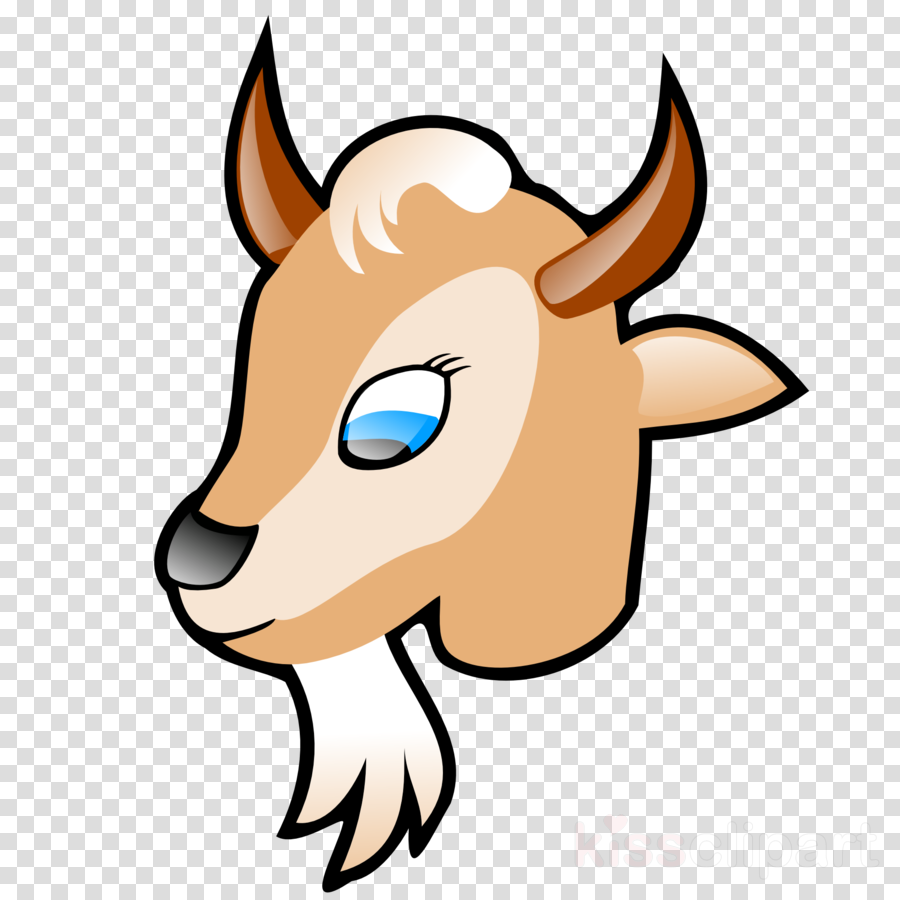 Custom Cartoon Goat Head Shower Curtain Clipart Nigerian - Custom Cartoon Goat Head Shower Curtain Clipart Nigerian (900x900)
