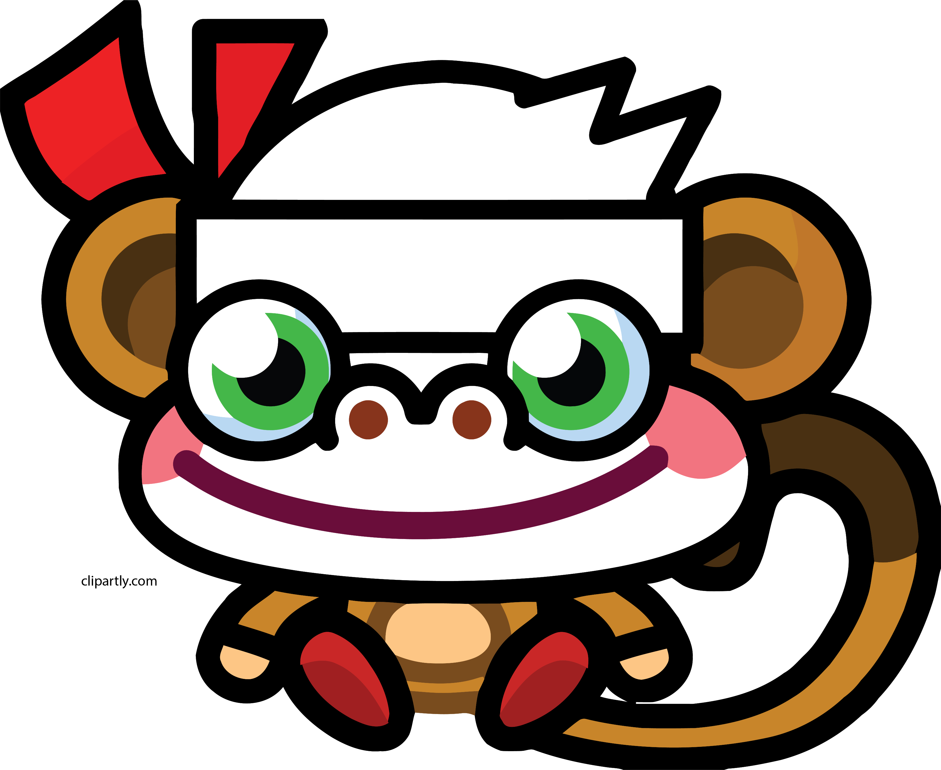 Moshi Monster White Color Monkey Clipart Png - Moshi Monster White Color Monkey Clipart Png (3296x2697)