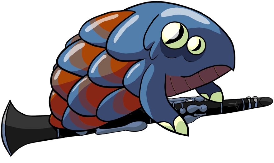 Clarinet Drecko Colored By Dociledragon - Clarinet Drecko Colored By Dociledragon (900x600)