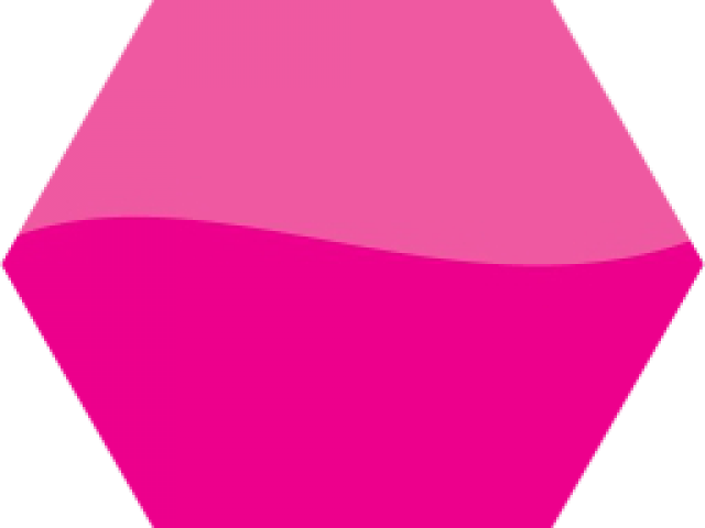 Hexagon Clipart Pink - Hexagon Clipart Pink (640x480)
