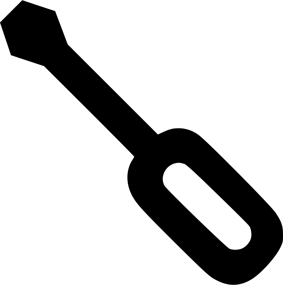 Screwdriver Tools Tool Repair Wrench Fix Fixing Svg - Screwdriver Tools Tool Repair Wrench Fix Fixing Svg (980x988)