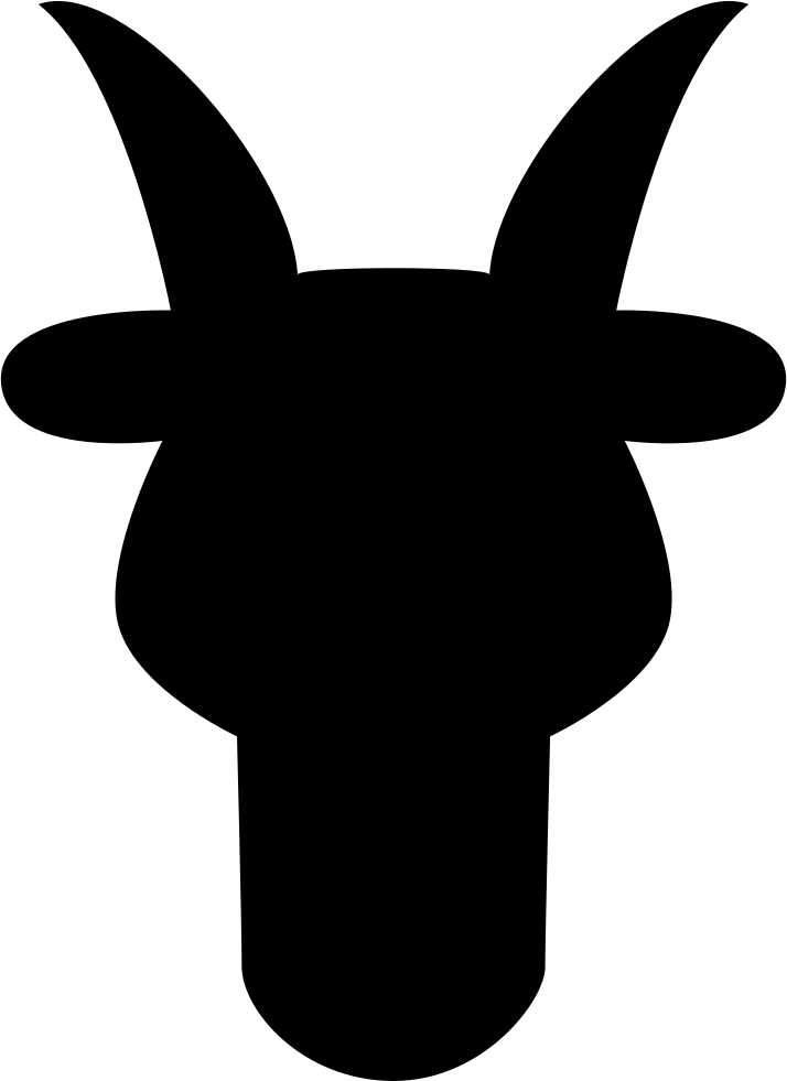 Aries Bull Head Front Shape Symbol Comments - Aries Bull Head Front Shape Symbol Comments (714x981)