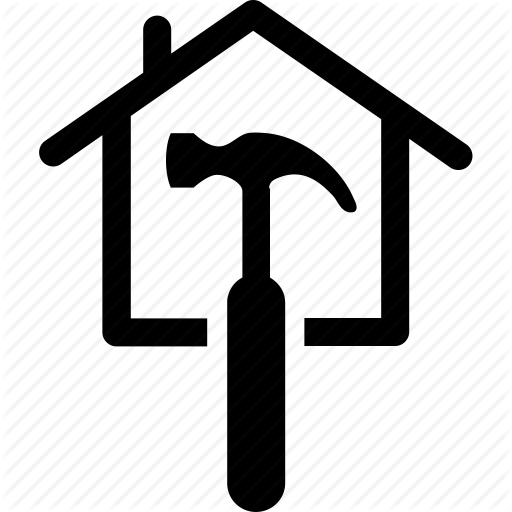 Fix House Icon Clipart Home Repair House - Fix House Icon Clipart Home Repair House (512x512)