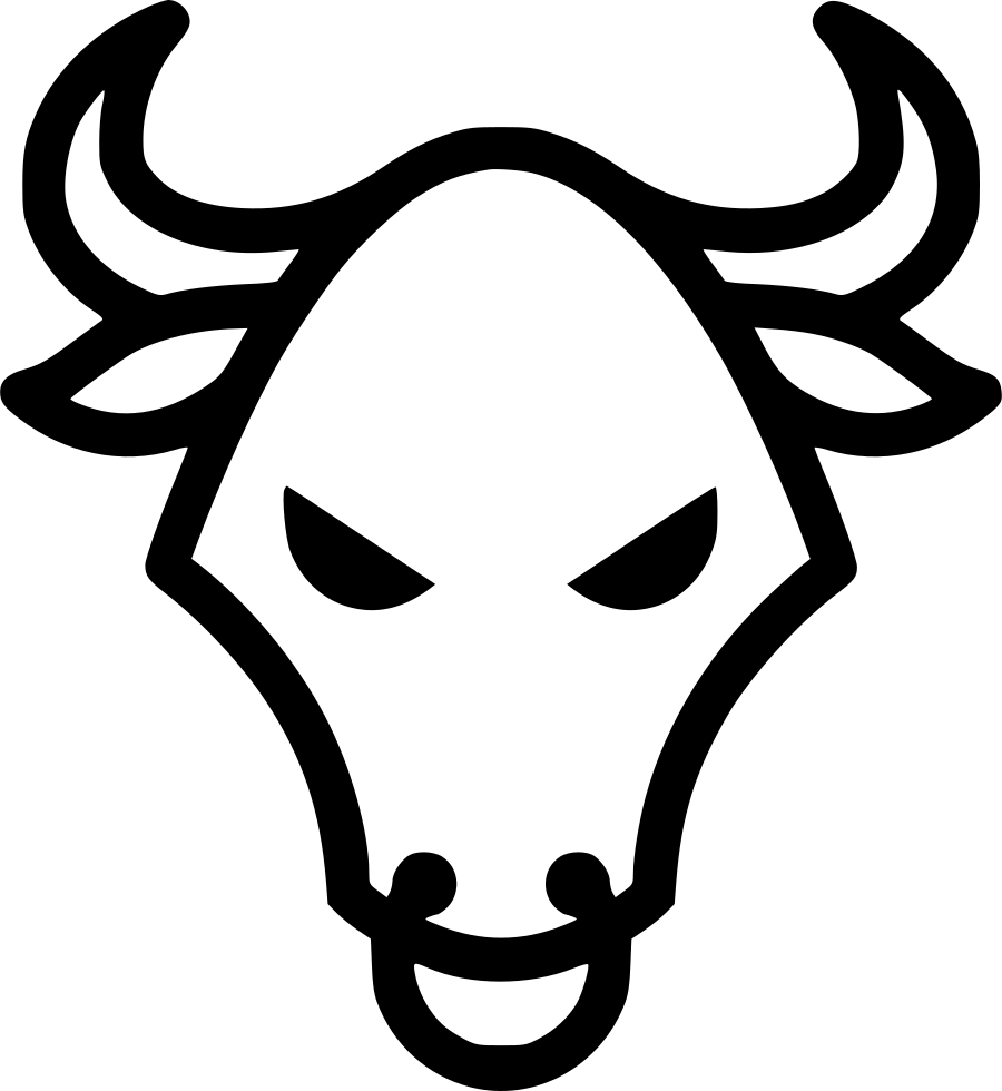 Clip Free Download Bull Svg Symbol - Clip Free Download Bull Svg Symbol (900x980)