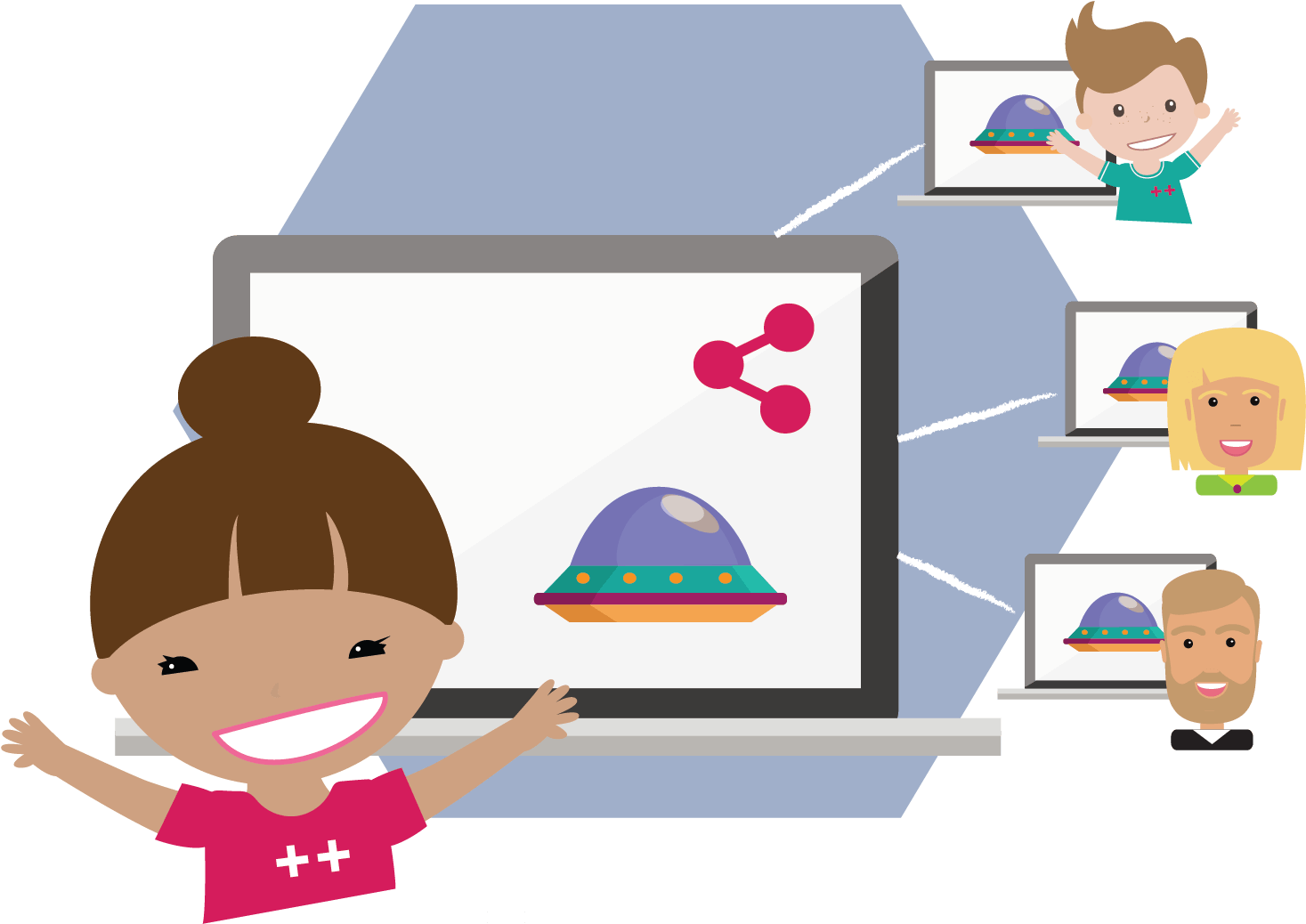 Sharing Creations With Friends And Family - Sharing Creations With Friends And Family (1667x1254)