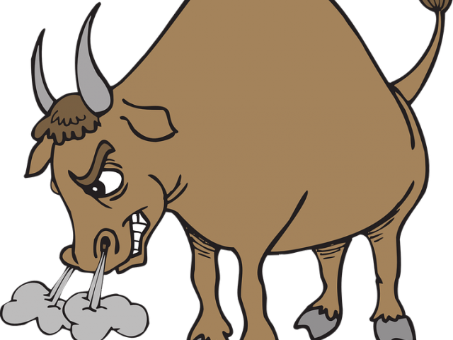 Bulls Clipart Mean - Bulls Clipart Mean (640x480)