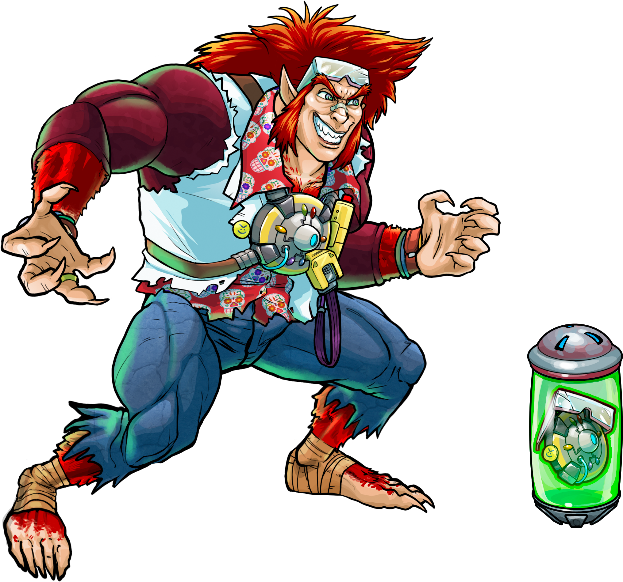 Mutant Clipart Lab Accident - Mutant Clipart Lab Accident (2135x1981)