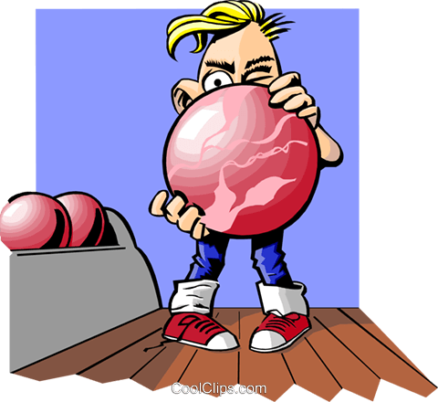 Bowler Eyeing The Target Royalty Free Vector Clip Art - Bowler Eyeing The Target Royalty Free Vector Clip Art (480x440)