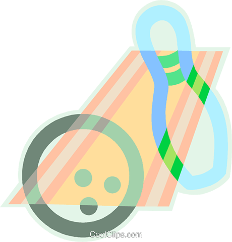 Bowling, Bowling Ball, Bowling Pins Royalty Free Vector - Bowling, Bowling Ball, Bowling Pins Royalty Free Vector (460x480)