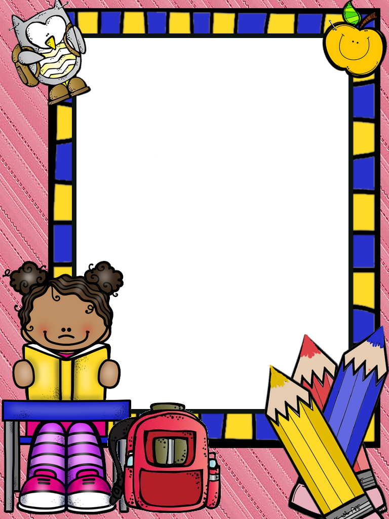 Borders For Paper, Borders And Frames, School Border, - Borders For Paper, Borders And Frames, School Border, (768x1024)