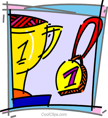 Trophies Awards Winning Prize Royalty Free Vector Clip - Trophies Awards Winning Prize Royalty Free Vector Clip (443x480)