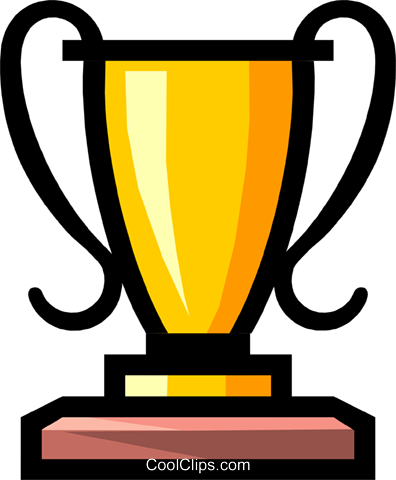 Symbol Of A Trophy Royalty Free Vector Clip Art Illustration - Symbol Of A Trophy Royalty Free Vector Clip Art Illustration (396x480)