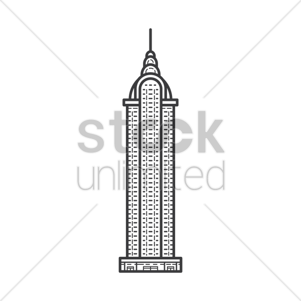 Skyscraper Clipart Empire State Building - Skyscraper Clipart Empire State Building (600x600)