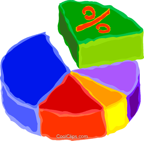 Pie Charts Royalty Free Vector Clip Art Illustration - Pie Charts Royalty Free Vector Clip Art Illustration (480x467)