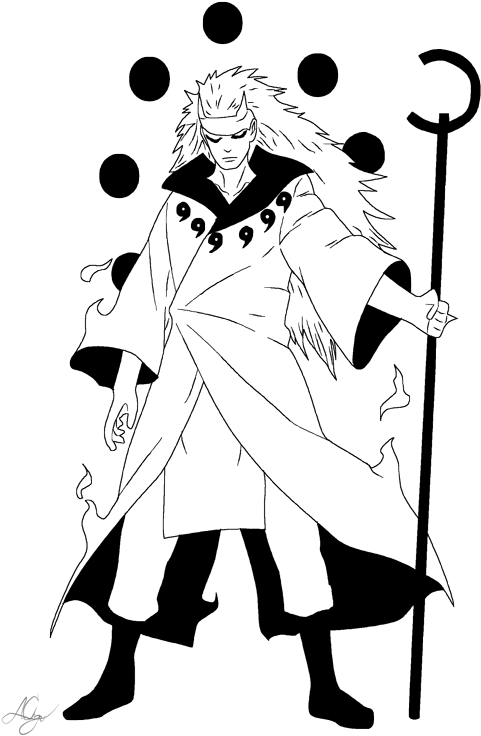 Madara New Lineart By Ayce On Deviantart - Madara New Lineart By Ayce On Deviantart (503x800)