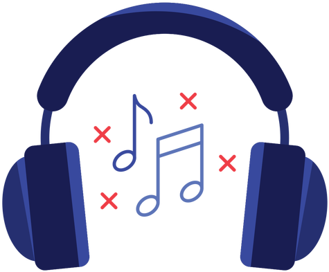 Drawing Headphones Music Note Clipart - Drawing Headphones Music Note Clipart (512x512)