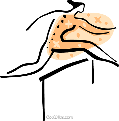 Hurdles Royalty Free Vector Clip Art Illustration - Hurdles Royalty Free Vector Clip Art Illustration (471x480)