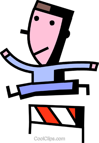 Hurdles Royalty Free Vector Clip Art Illustration - Hurdles Royalty Free Vector Clip Art Illustration (333x480)