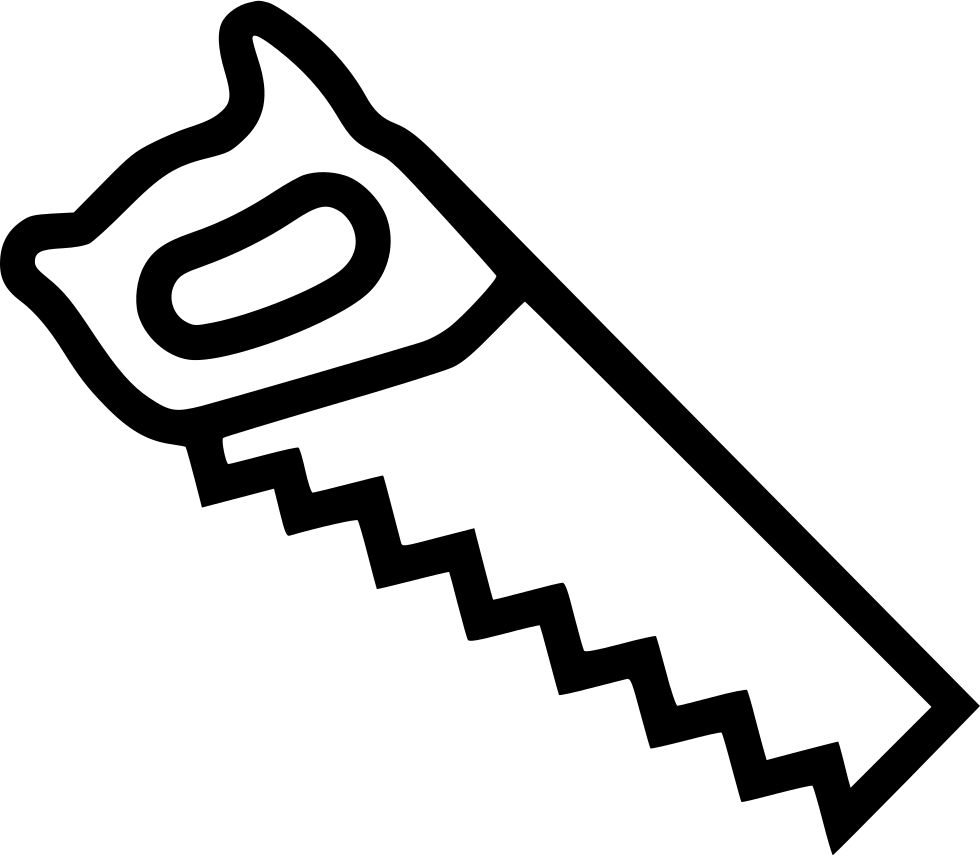 Hand Saw Clipart Svg - Hand Saw Clipart Svg (980x856)
