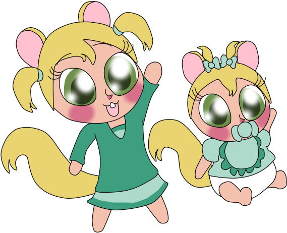 Chipmunk Clipart Chibi - Chipmunk Clipart Chibi (734x620)