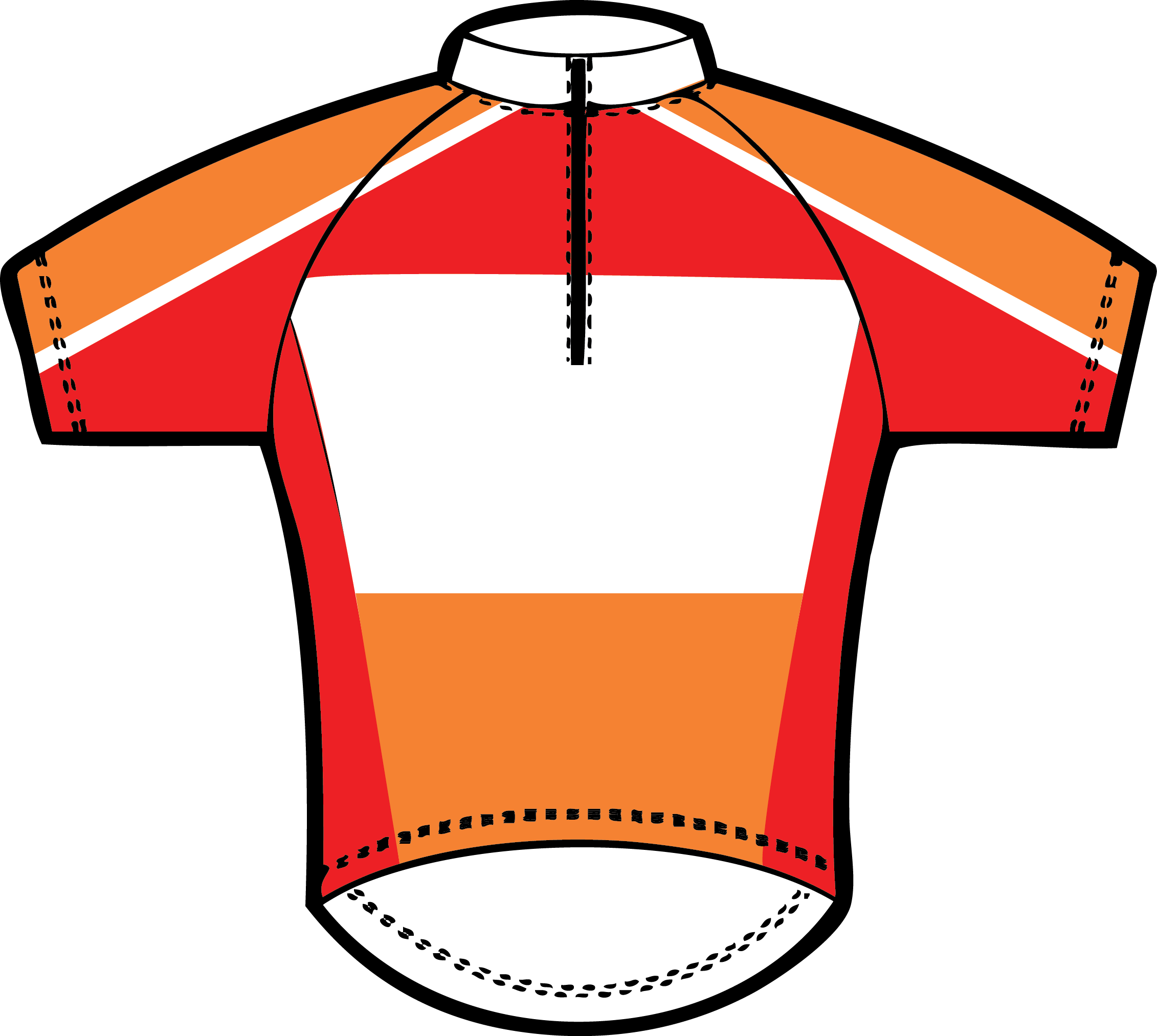 Orange, Red And White Jersey - Orange, Red And White Jersey (2262x2026)