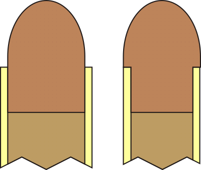 Bullet Clipart Wood Png - Bullet Clipart Wood Png (400x340)