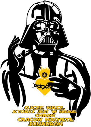 Star Wars X-wing Cracow Machete Squadron Ojcze Nasz - Star Wars X-wing Cracow Machete Squadron Ojcze Nasz (302x420)