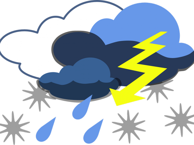 Hurricane Clipart Thundering - Hurricane Clipart Thundering (640x480)