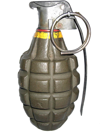 Grenade Free Clipart Hq - Grenade Free Clipart Hq (400x546)