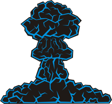 Mushroom Cloud Nuclear Weapon Nuclear Explosion - Mushroom Cloud Nuclear Weapon Nuclear Explosion (364x340)
