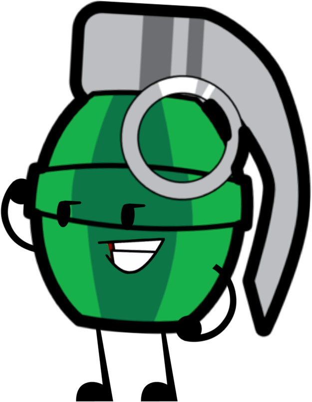 Grenade Clipart Bfdi - Grenade Clipart Bfdi (665x813)