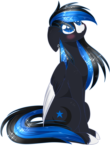 Little-pancakes, Art Trade, Blue Eyes, Blushing, Colored - Little-pancakes, Art Trade, Blue Eyes, Blushing, Colored (513x600)