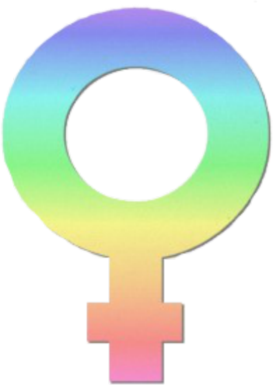 Feminism Transparent Rainbow - Feminism Transparent Rainbow (500x591)