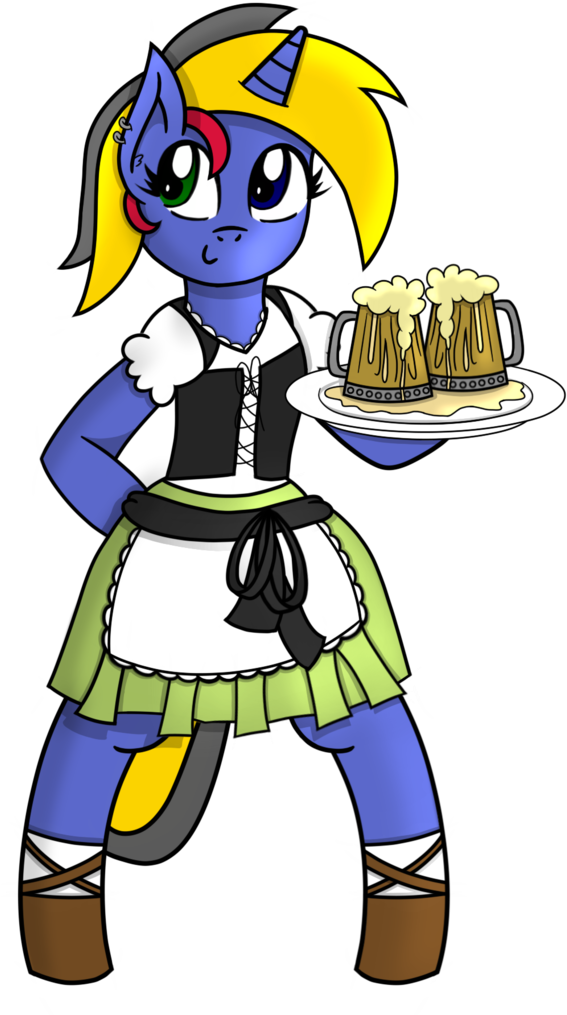 Toyminator900, Cider, Clothes, Dirndl, Dress, Ear Piercing, - Toyminator900, Cider, Clothes, Dirndl, Dress, Ear Piercing, (683x1024)