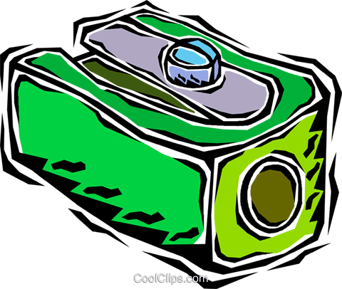 Pencil Sharpener Royalty Free Vector Clip Art Illustration - Pencil Sharpener Royalty Free Vector Clip Art Illustration (480x406)