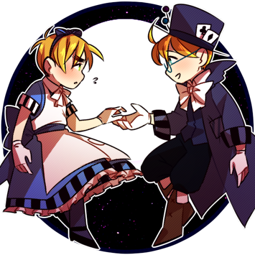 Arthur In Wonderland With Mad Hatter Alfred ♡♡ - Arthur In Wonderland With Mad Hatter Alfred ♡♡ (500x500)